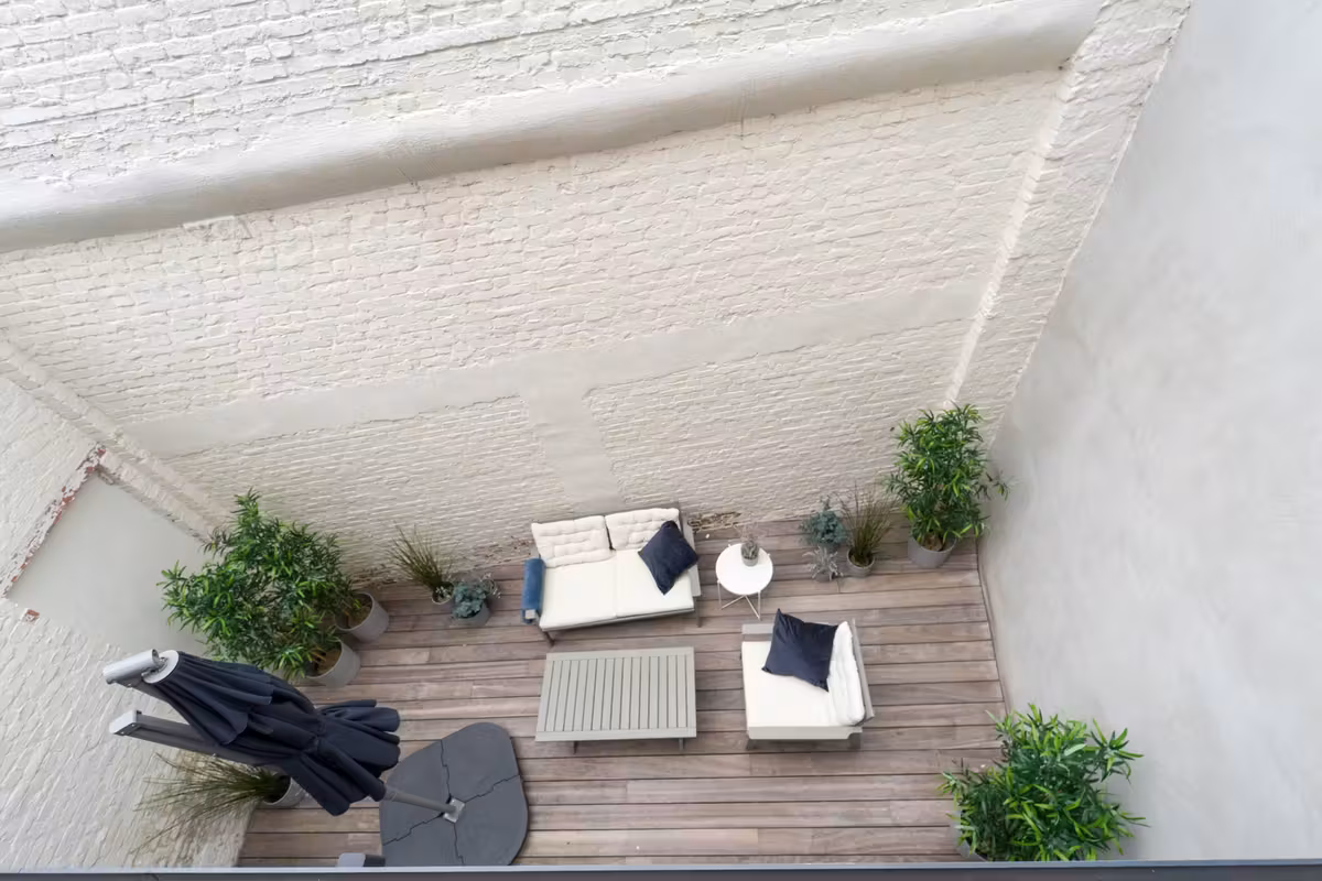 Ruime woning met bureel op gelijkvloers en 4 terrassen in hartje Gent - 14