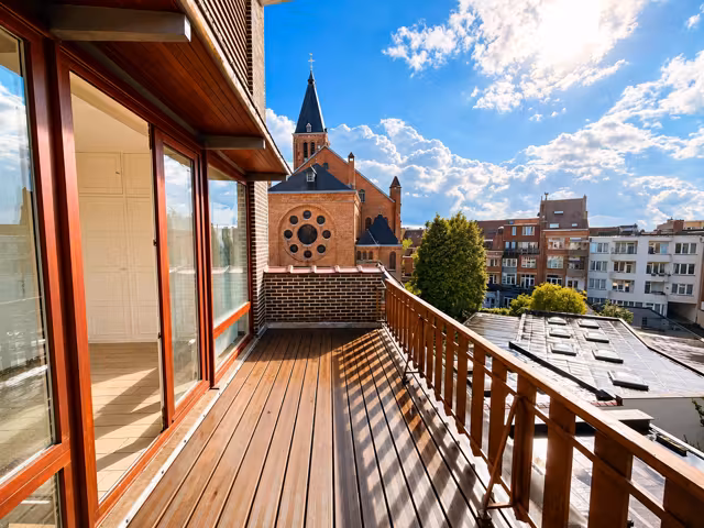 Appartement met terras in Etterbeek