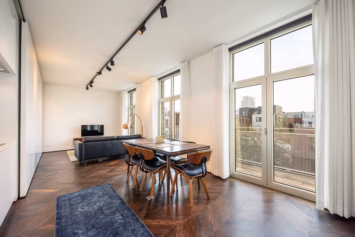 Instapklaar gemeubeld appartement met ruim terras in hartje Antwerpen - 6