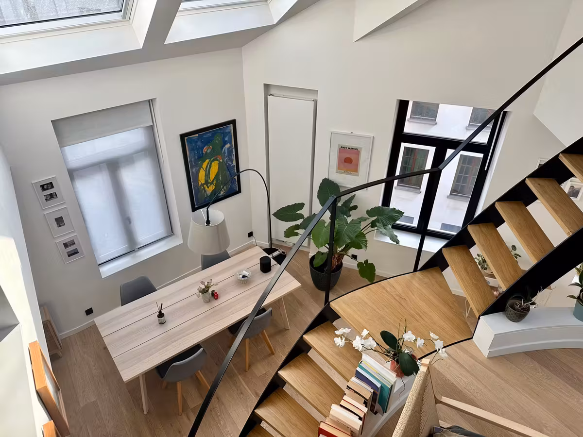 Contemporain loft-penthouse met terras