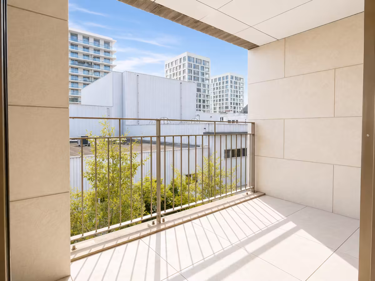 Riant tweeslaapkamerappartement met terras op het Eilandje - 2