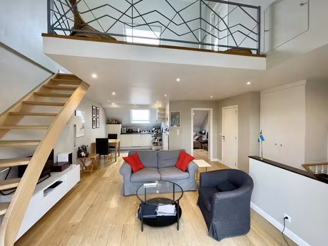 Penthouse duplex with terrace in Flagey - 11