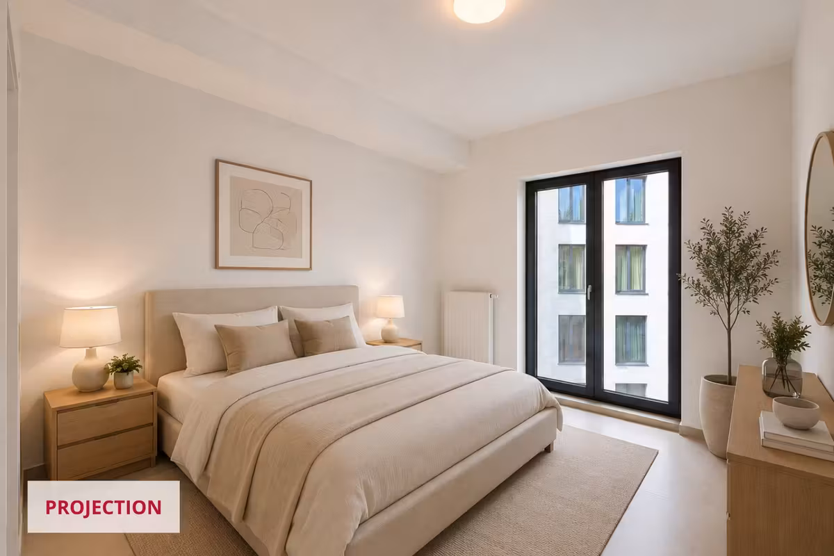 Mooi 2-slaapkamerappartement met groot terras in Evere - 3