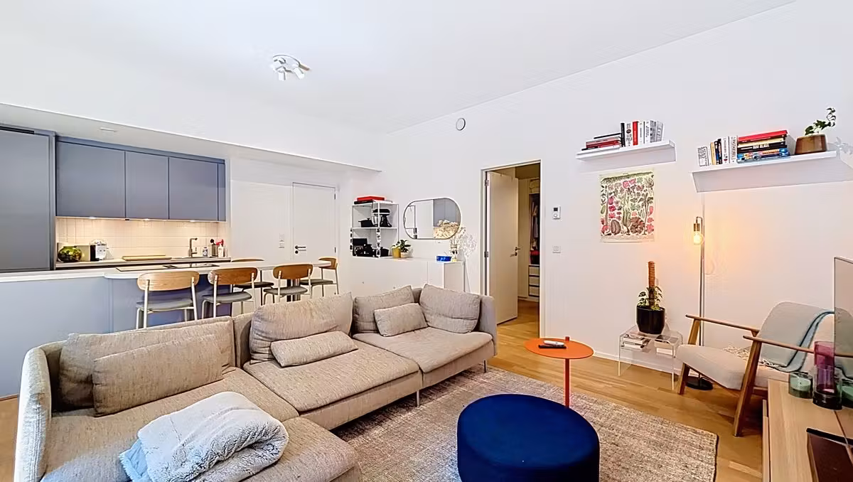 Gemeubileerd 2-slaapkamer appartement met terras in Brussel - 4
