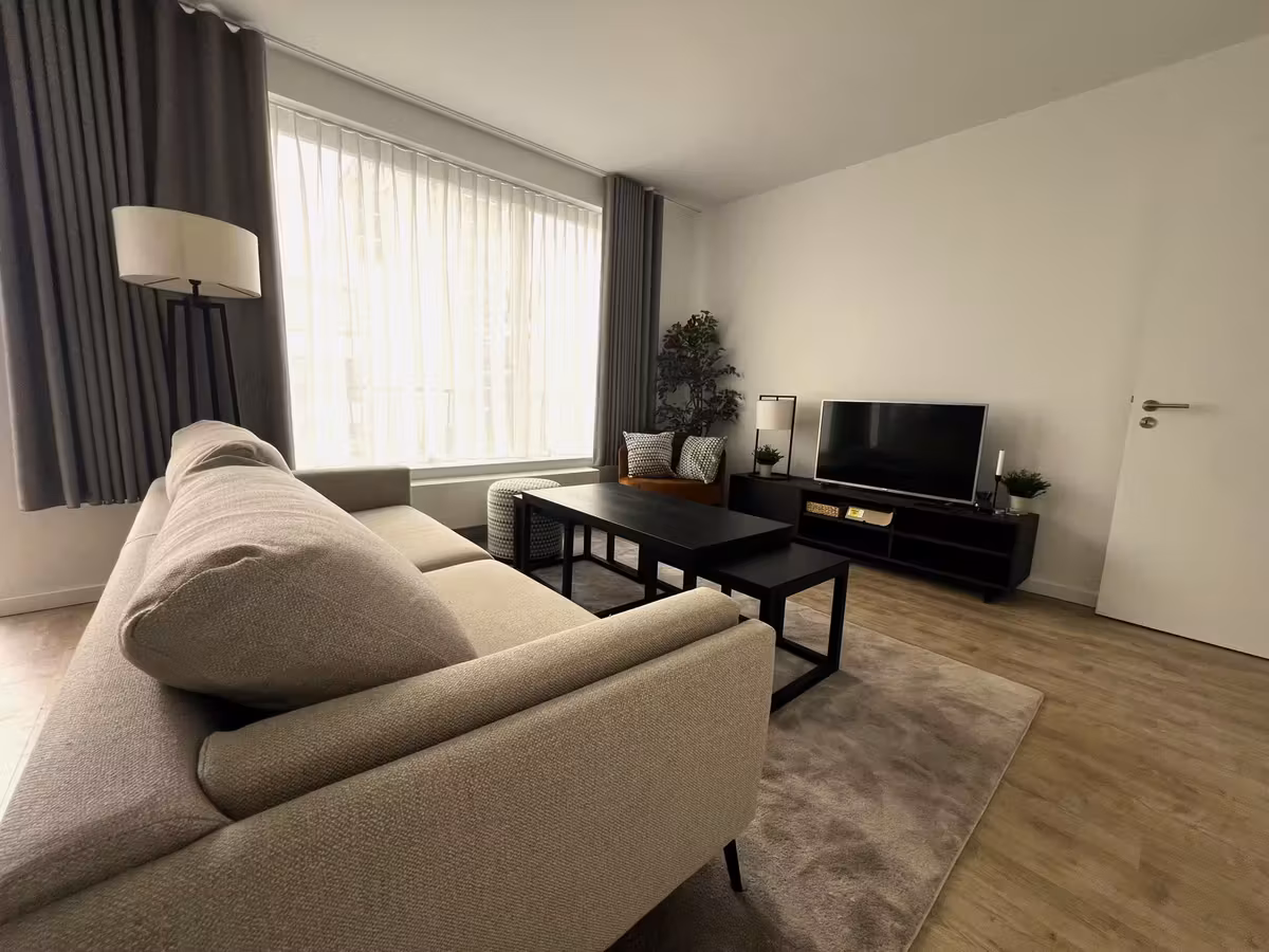 Ruim appartement in Evere met moderne keuken