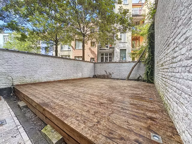 Studentenflat in Saint-Gilles met XXL terras - 14