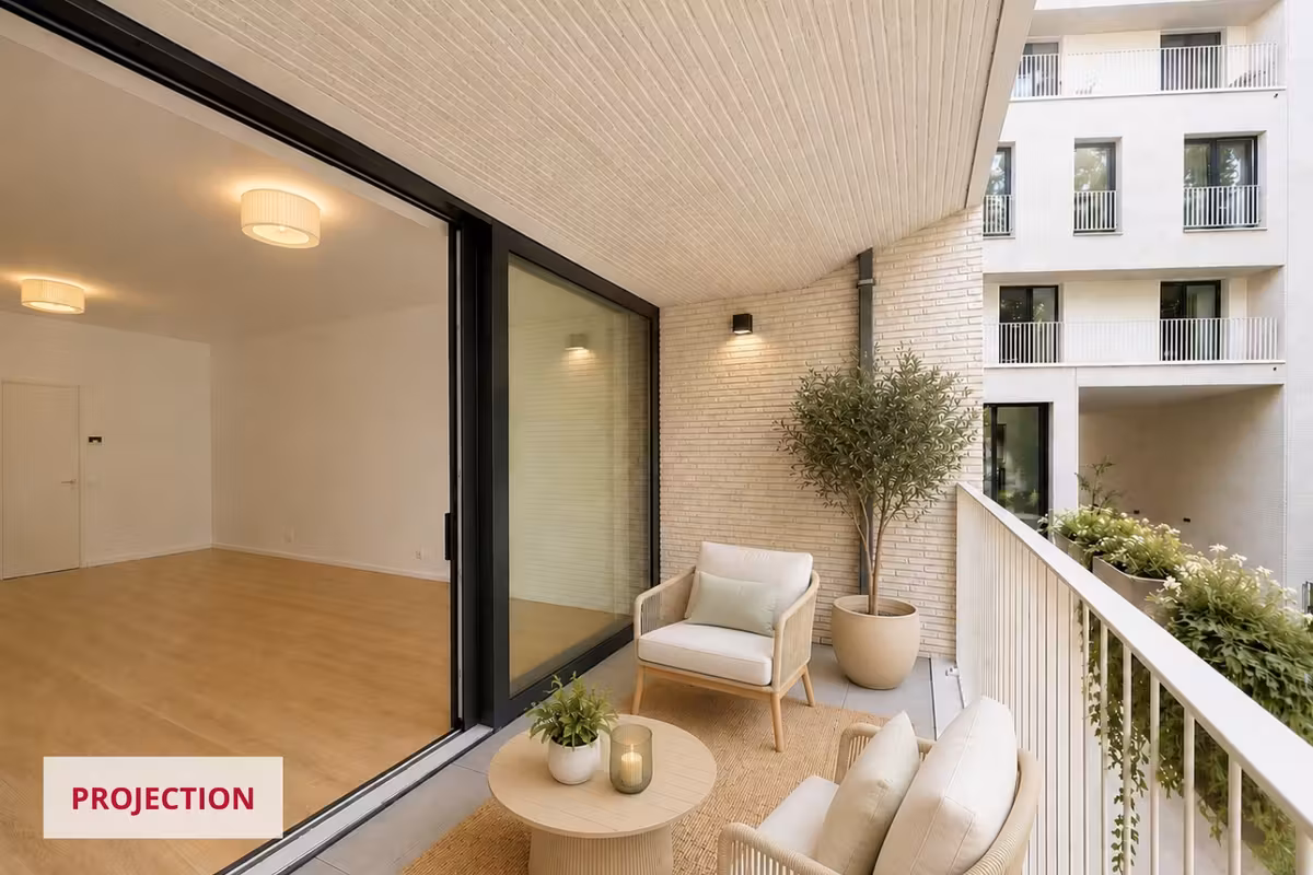 WOLUWE-ST-LAMBERTS – NEERVELDSTRAAT | MOOI 2-SLAAPKAMERAPPARTEMENT MET TERRAS EN PARKING - 2