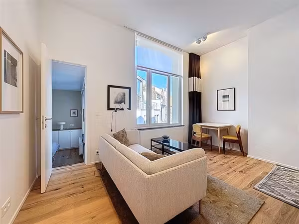 Furnished studio in Ixelles near Avenue Louise and Flagey