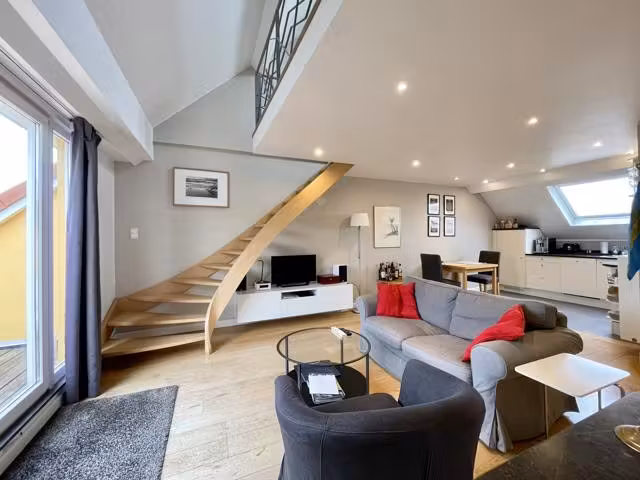 Penthouse duplex with terrace in Flagey