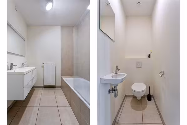 Appartement met 2 slaapkamers, balkon + parking - 10