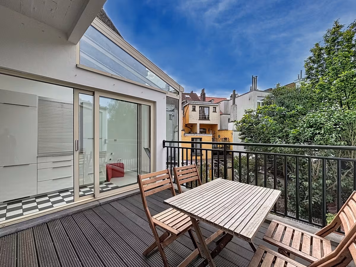 Laken: Duplex meublé avec 2 chambres et terrasse - 11