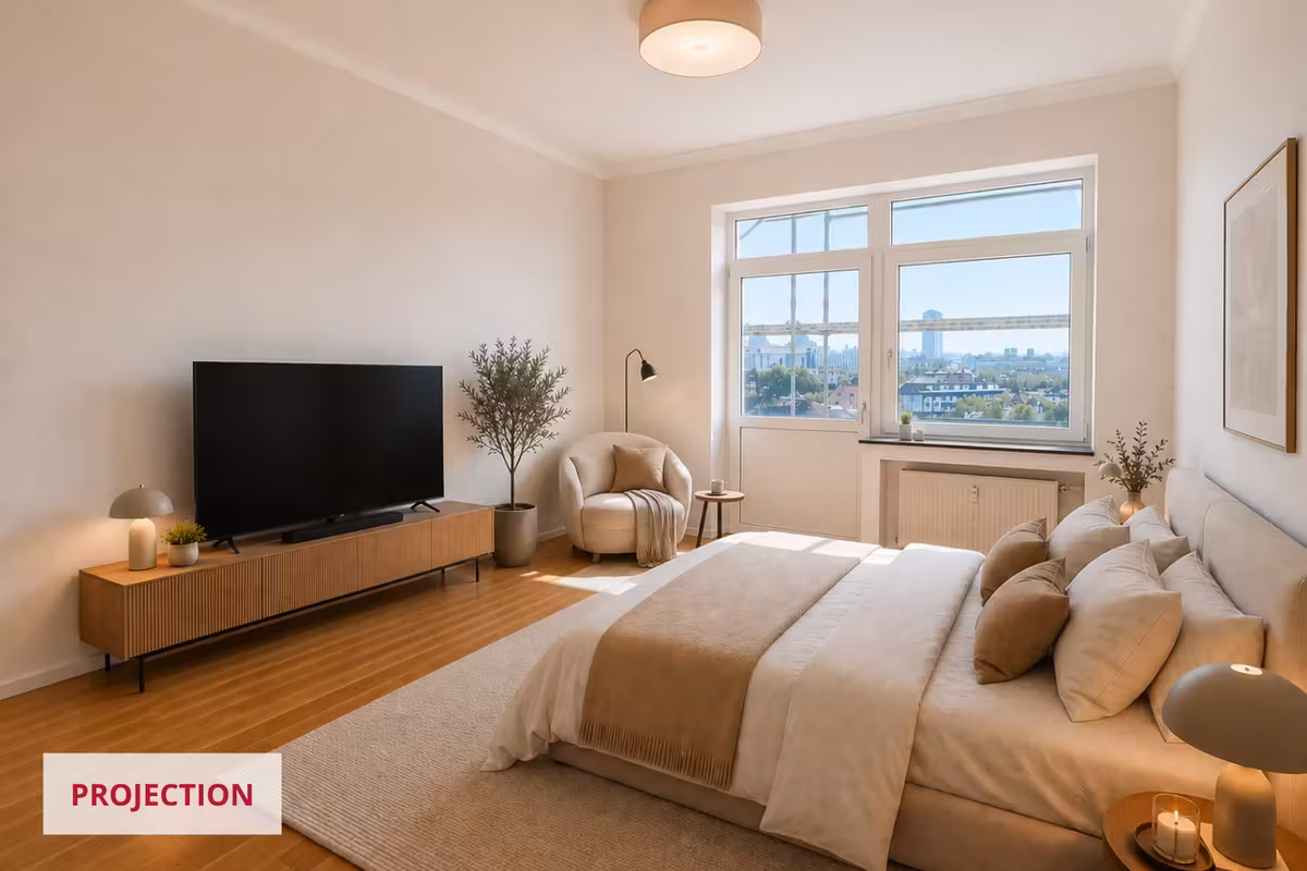 Spacious 2-bedroom flat with study area on Avenue de la... - 11