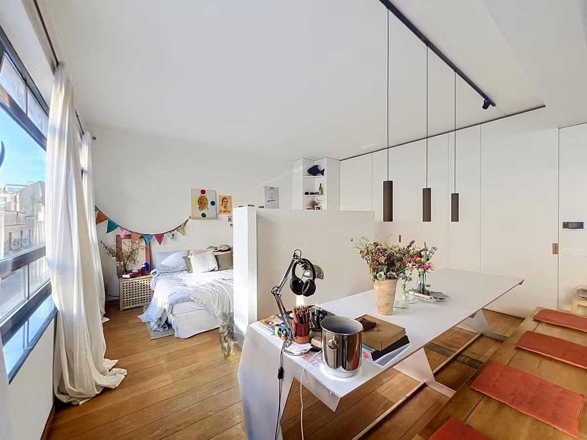 Gerenoveerde gemeubelde studio in Schaarbeek - 20