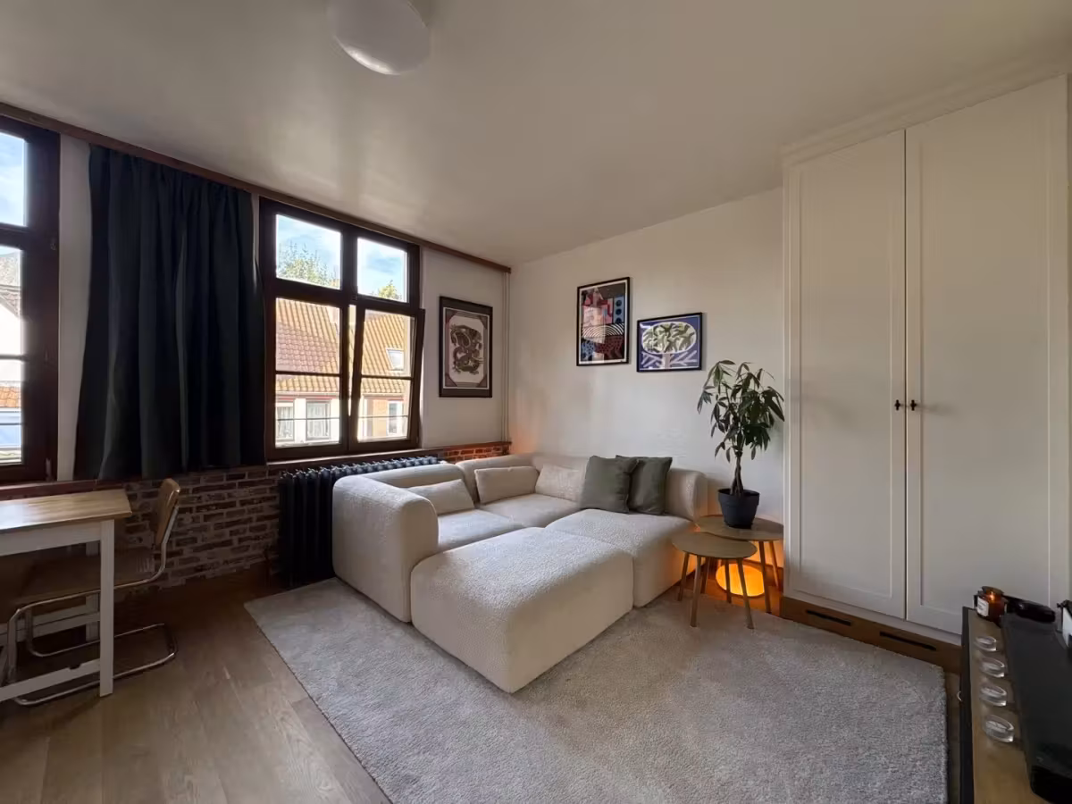 Duplexappartement met 1 slaapkamer in Patershol