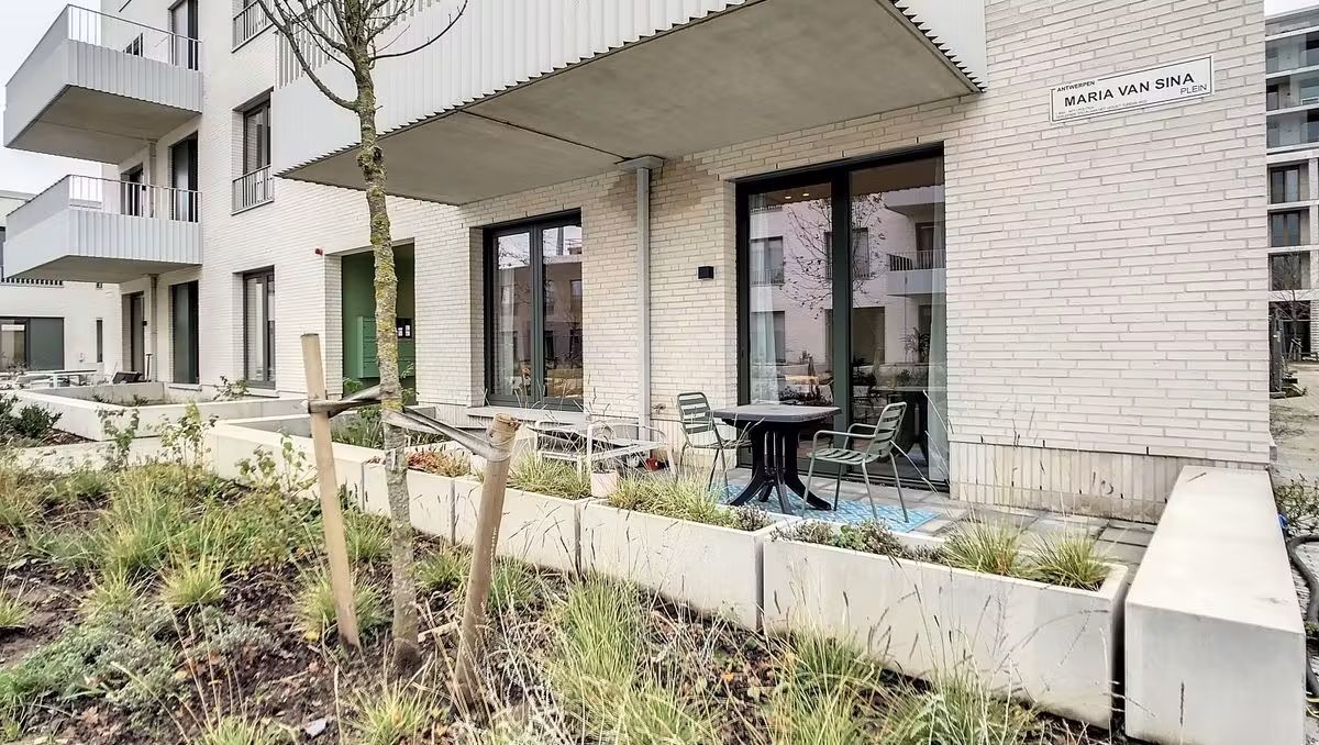 BEN-gelijkvloersappartement met terras op Linkeroever