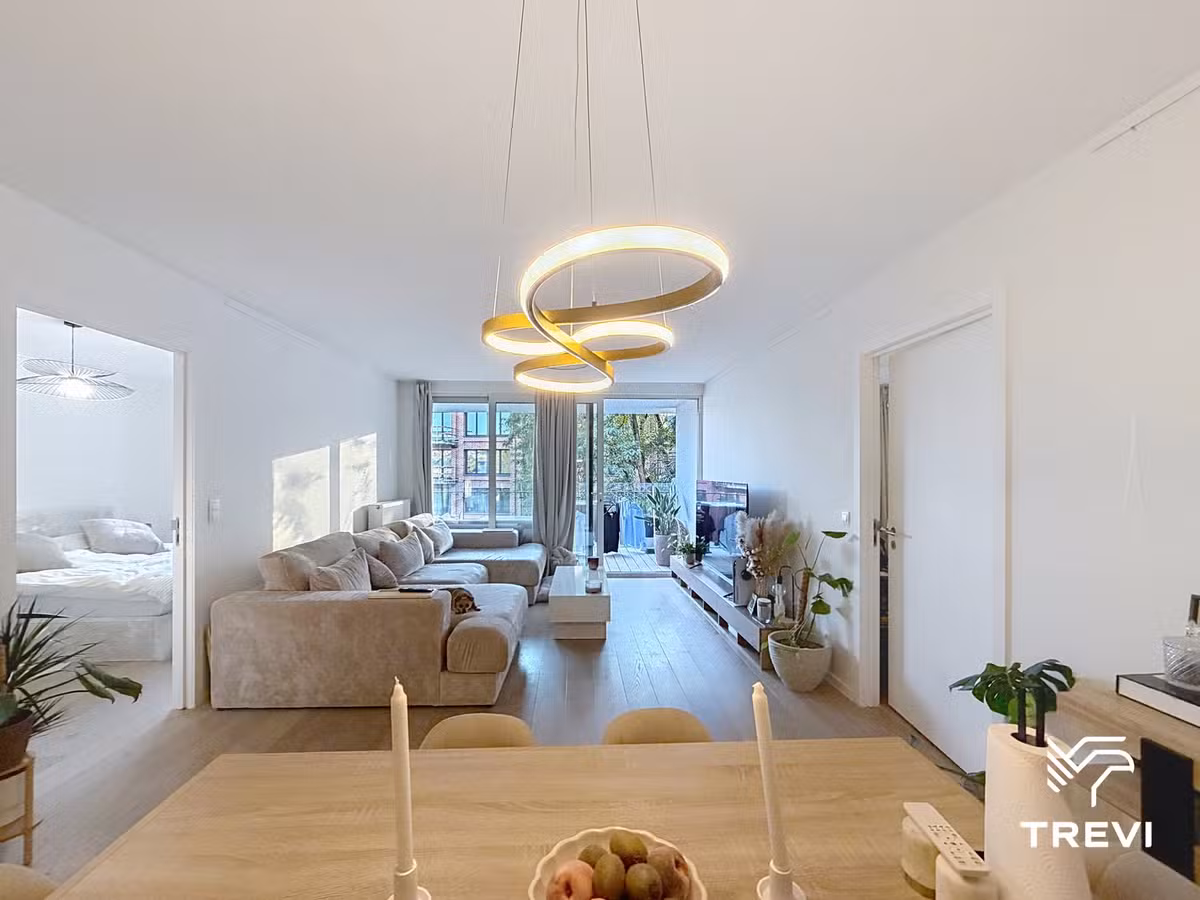 Lichtrijk appartement met twee slaapkamers en terras - 7