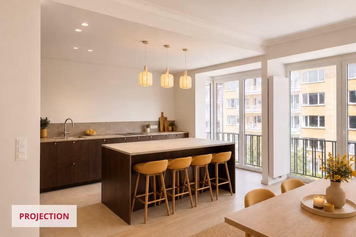 Gerenoveerd appartement met balkon in Woluwe-Saint-Lambert - 4