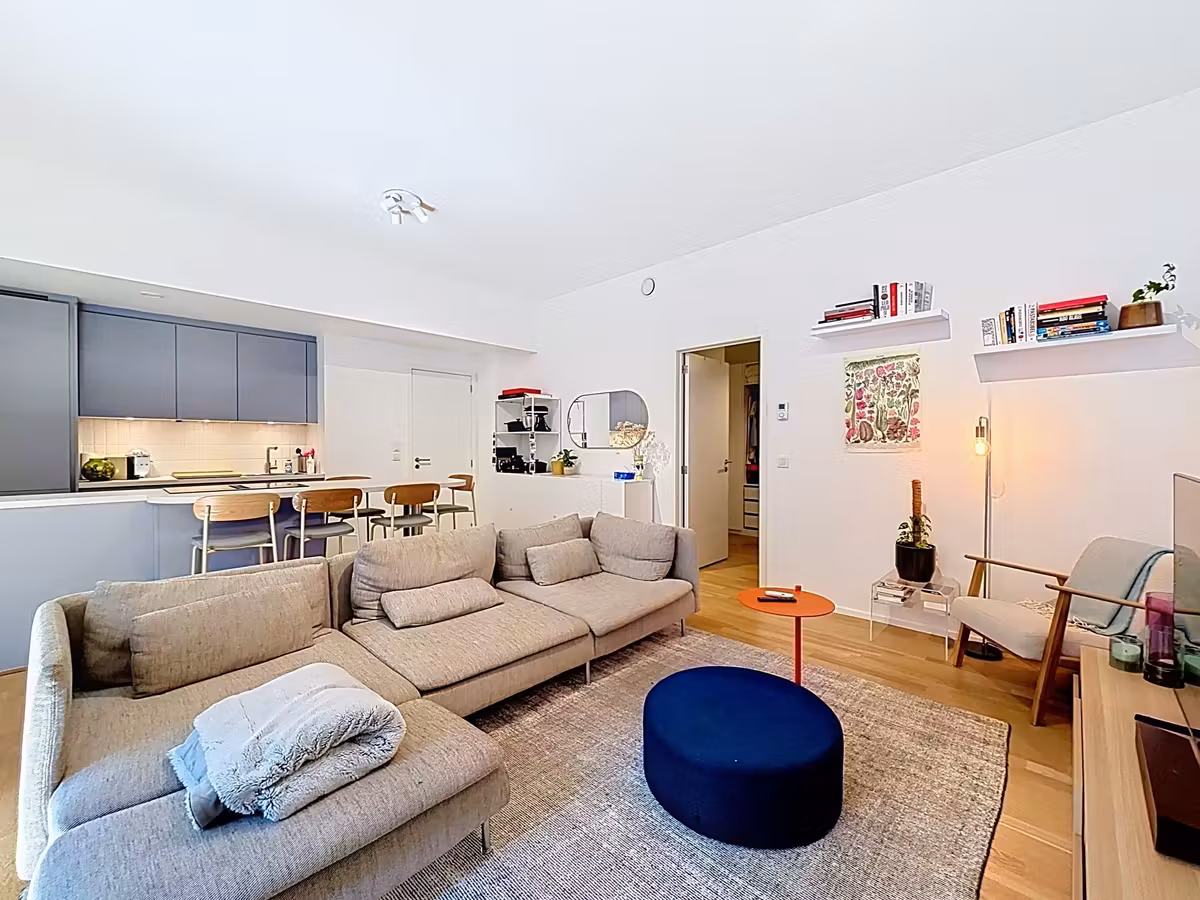 Gemeubileerd 2-slaapkamer appartement met terras in Brussel - 9