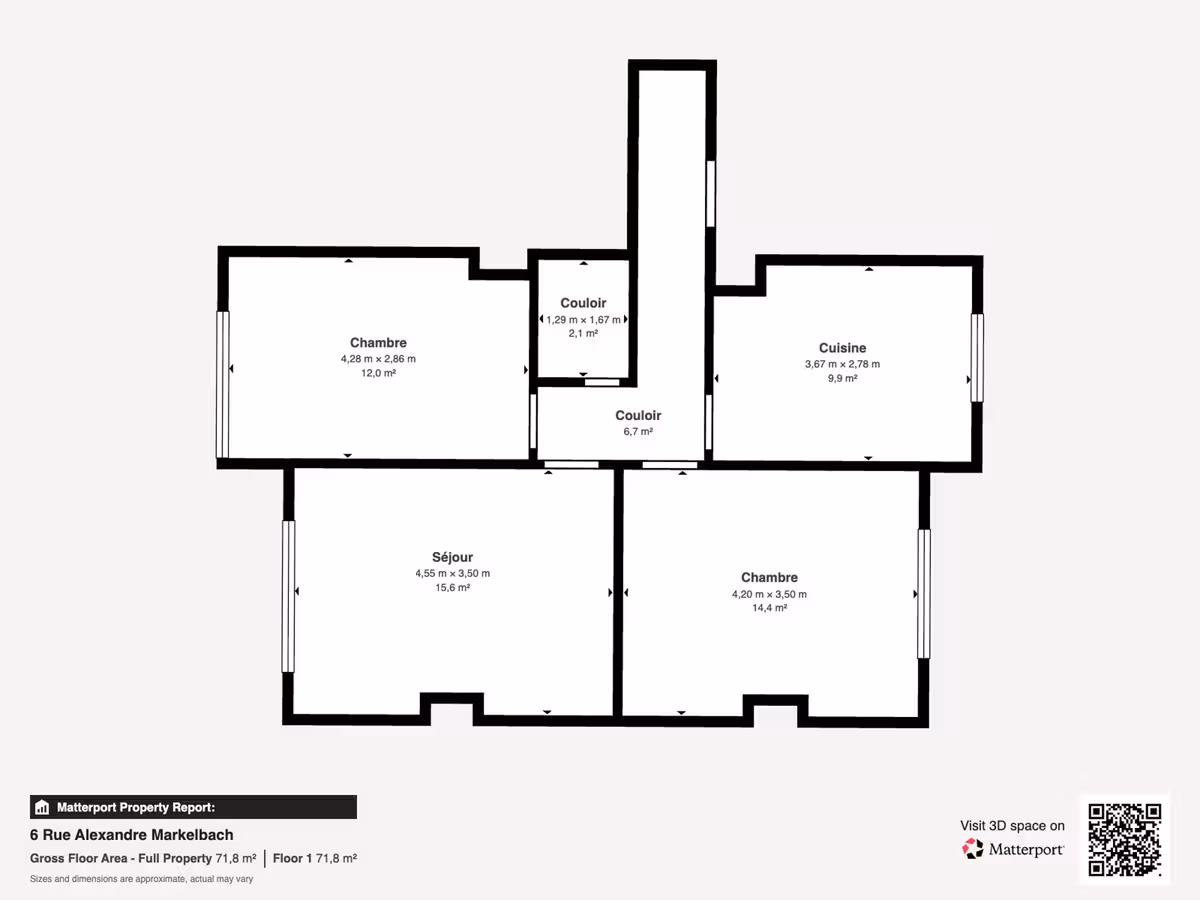 Gerenoveerd appartement met 2 slaapkamers in Schaarbeek - 2