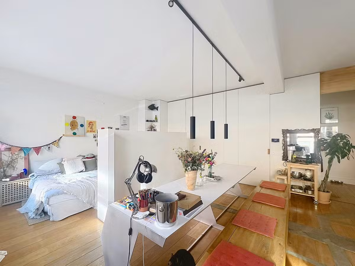 Gerenoveerde gemeubelde studio in Schaarbeek - 14