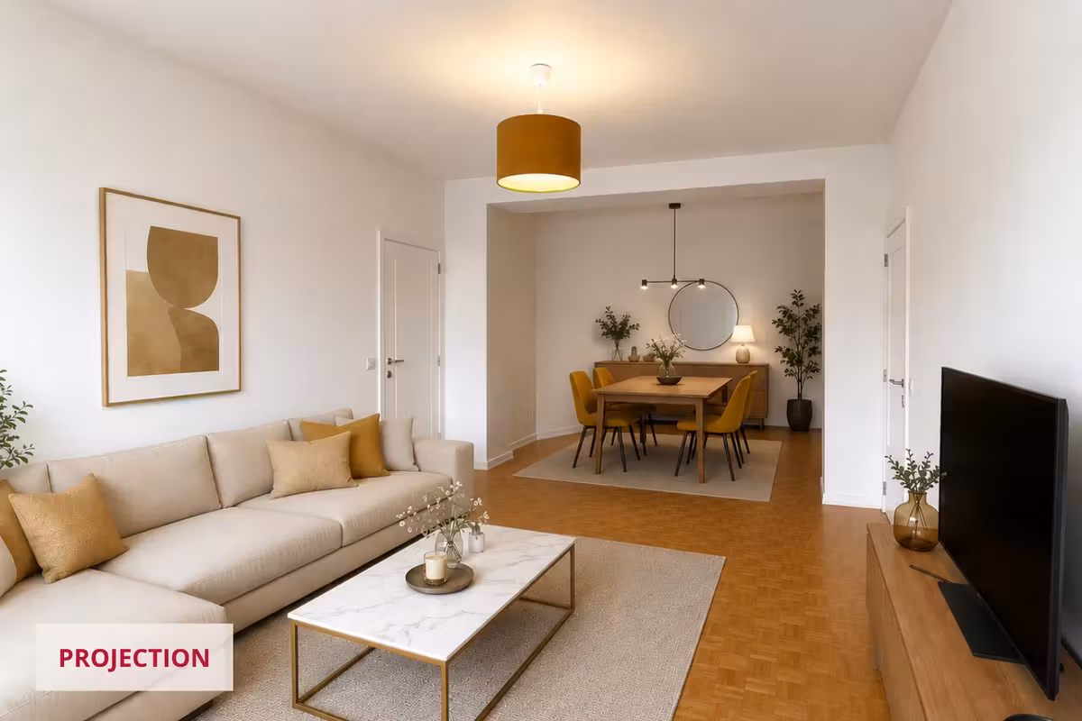 CHÂTELAIN: HELDER, BETREK-KLAAR APPARTEMENT MET TERRAS EN PARKING (OPTIONEEL)