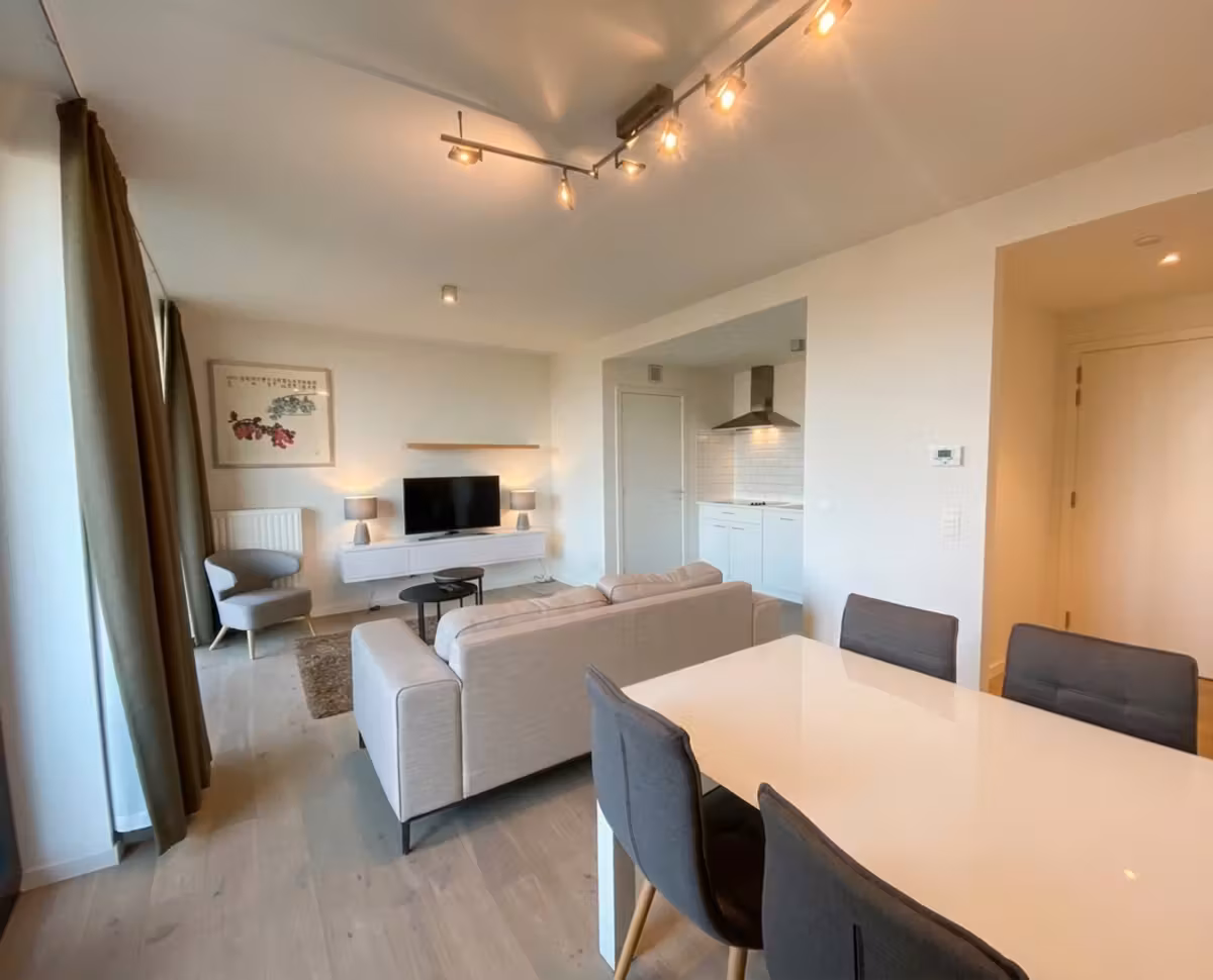 1 slaapkamer gemeubeld appartement met royaal terras