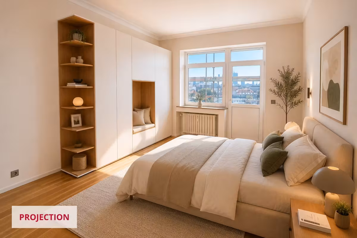 Spacious 2-bedroom flat with study area on Avenue de la... - 4