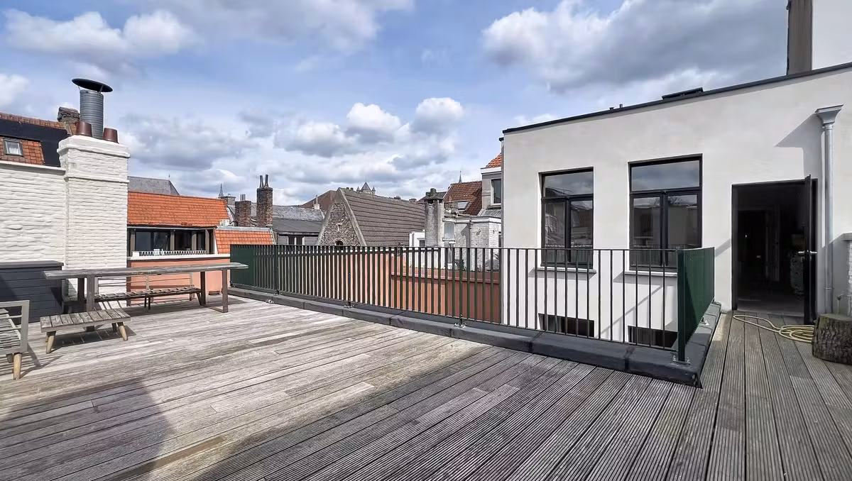 Bright apartment with 1 bedroom and terrace in Ghent - 2