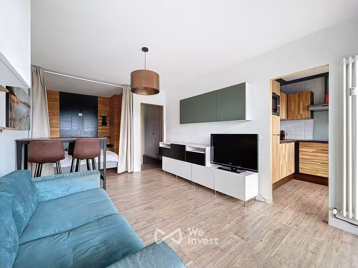 Furnished studio with balcony in Jette - 1