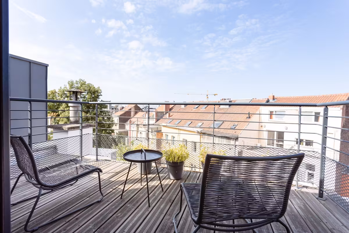 Modern furnished duplex with terraces in Ixelles - 2
