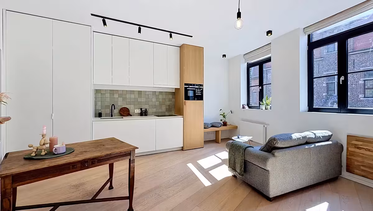 Bemeubeld éénslaapkamerappartement te huur in Gent - 2