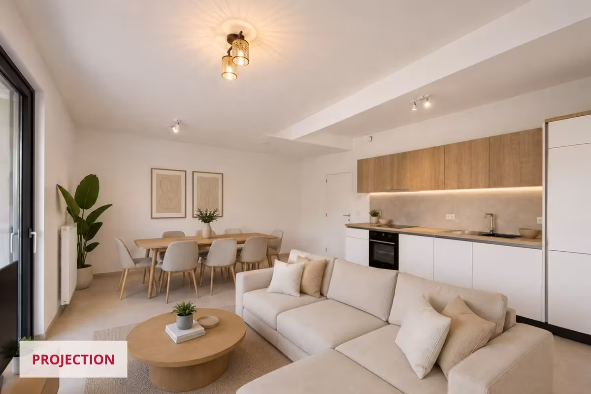 Mooi 2-slaapkamerappartement met groot terras in Evere - 7