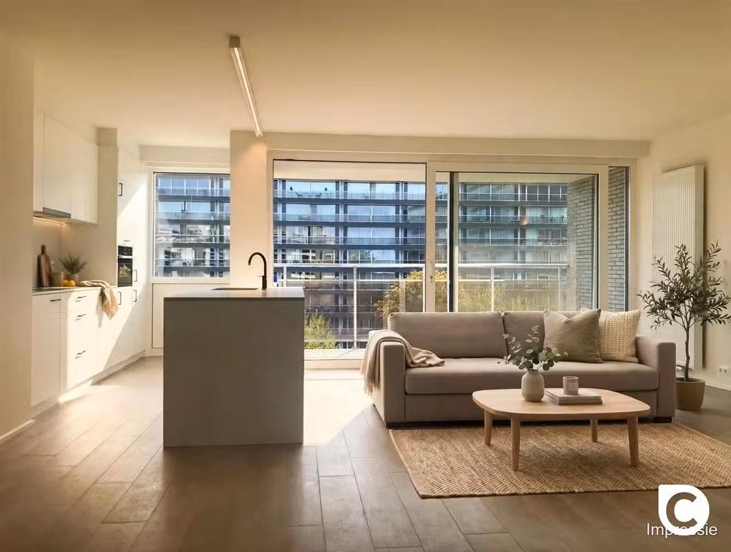 Appartement met 2 slaapkamers en terras in Berchem - 7