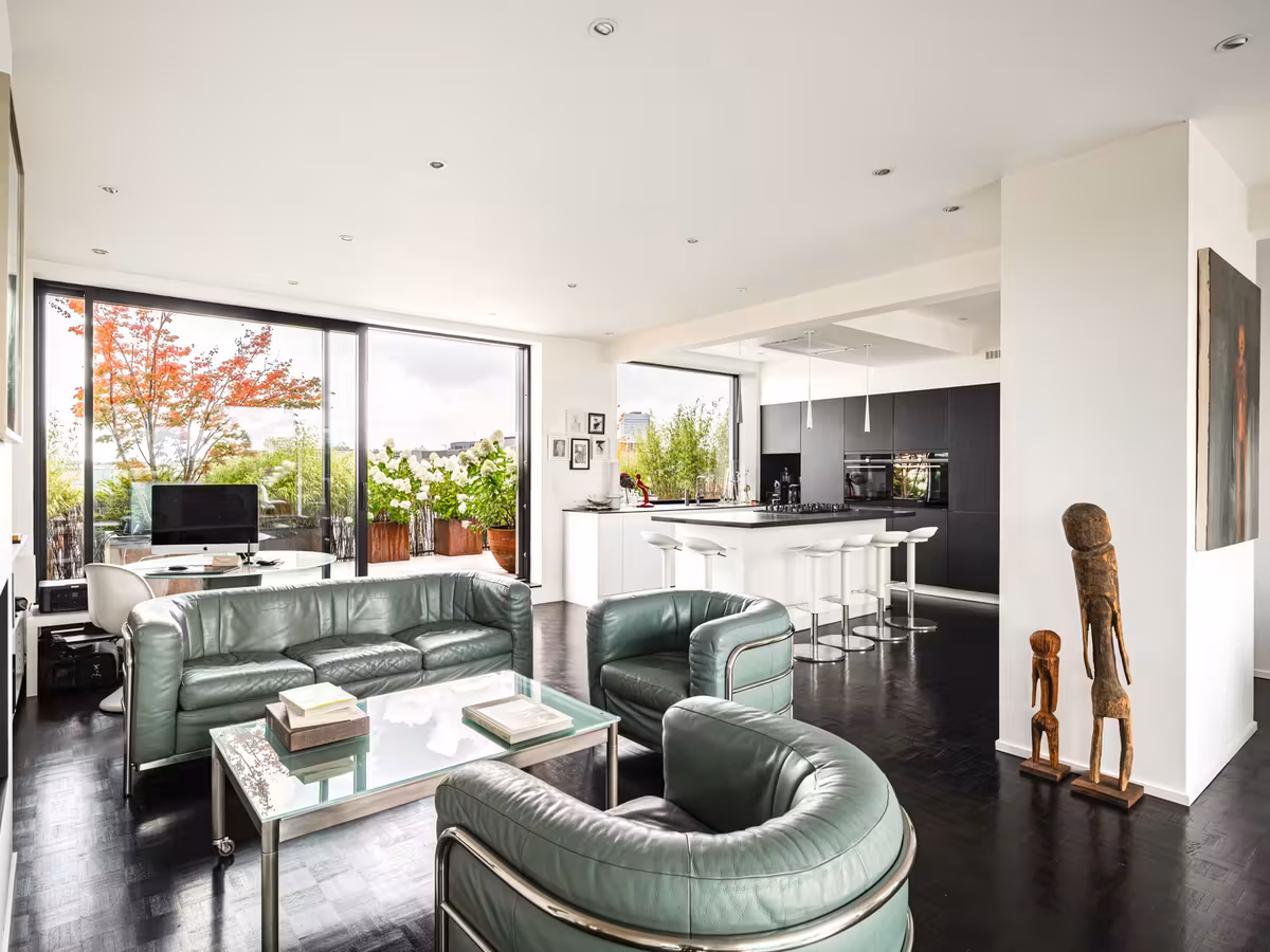 Penthouse op Brugmannplein in Elsene - 2