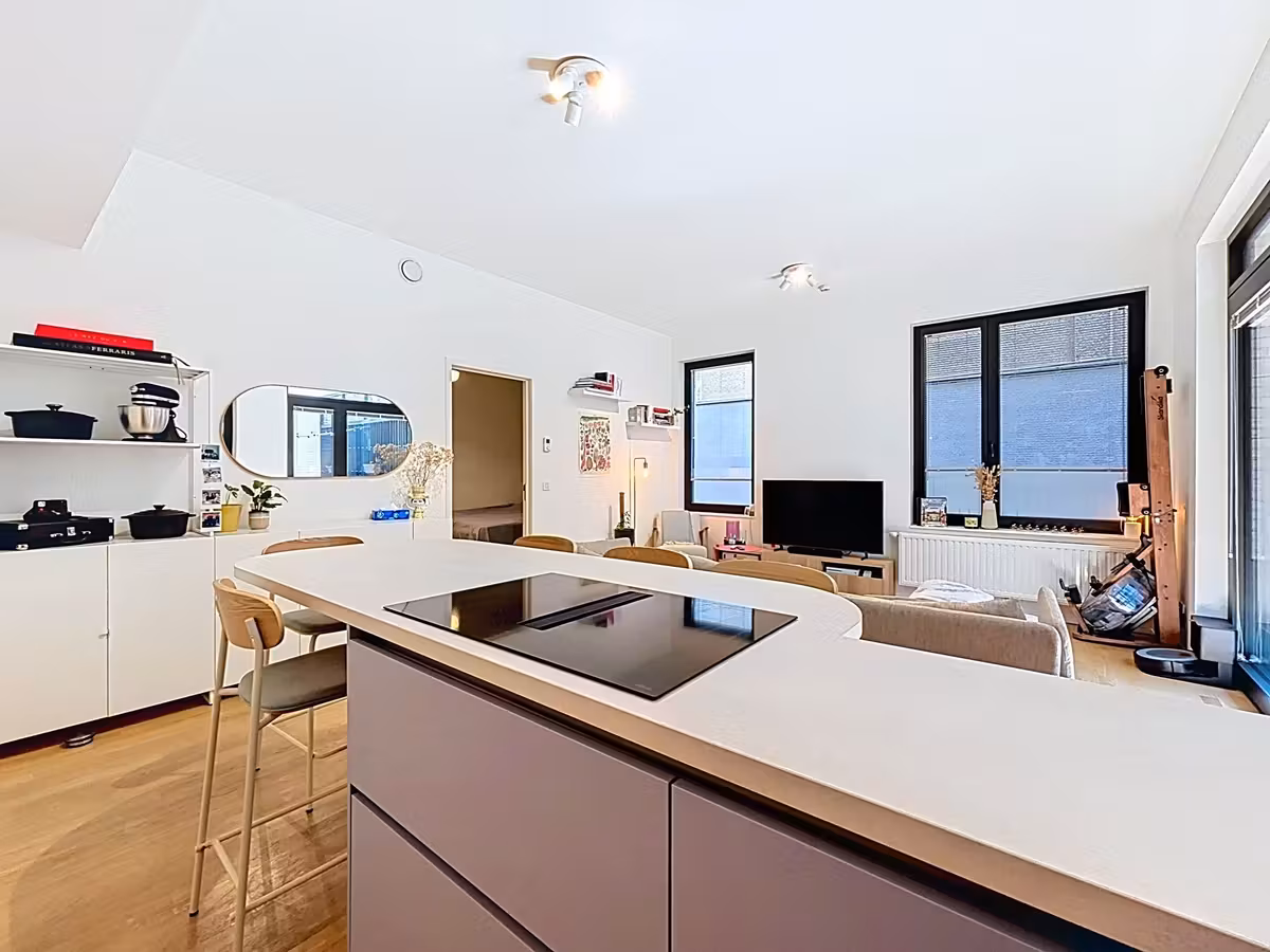 Gemeubileerd 2-slaapkamer appartement met terras in Brussel - 3