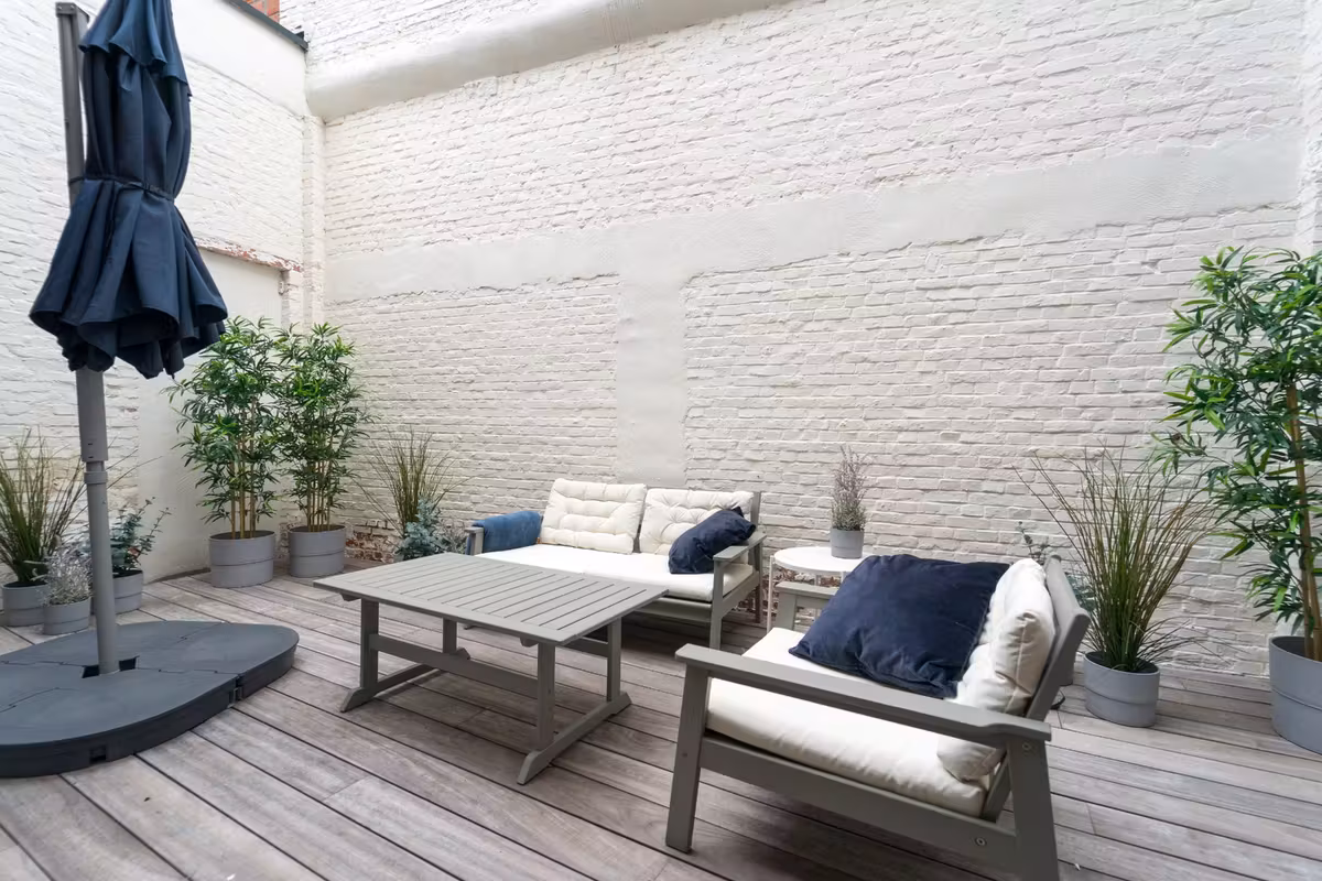 Ruime woning met bureel op gelijkvloers en 4 terrassen in hartje Gent - 4