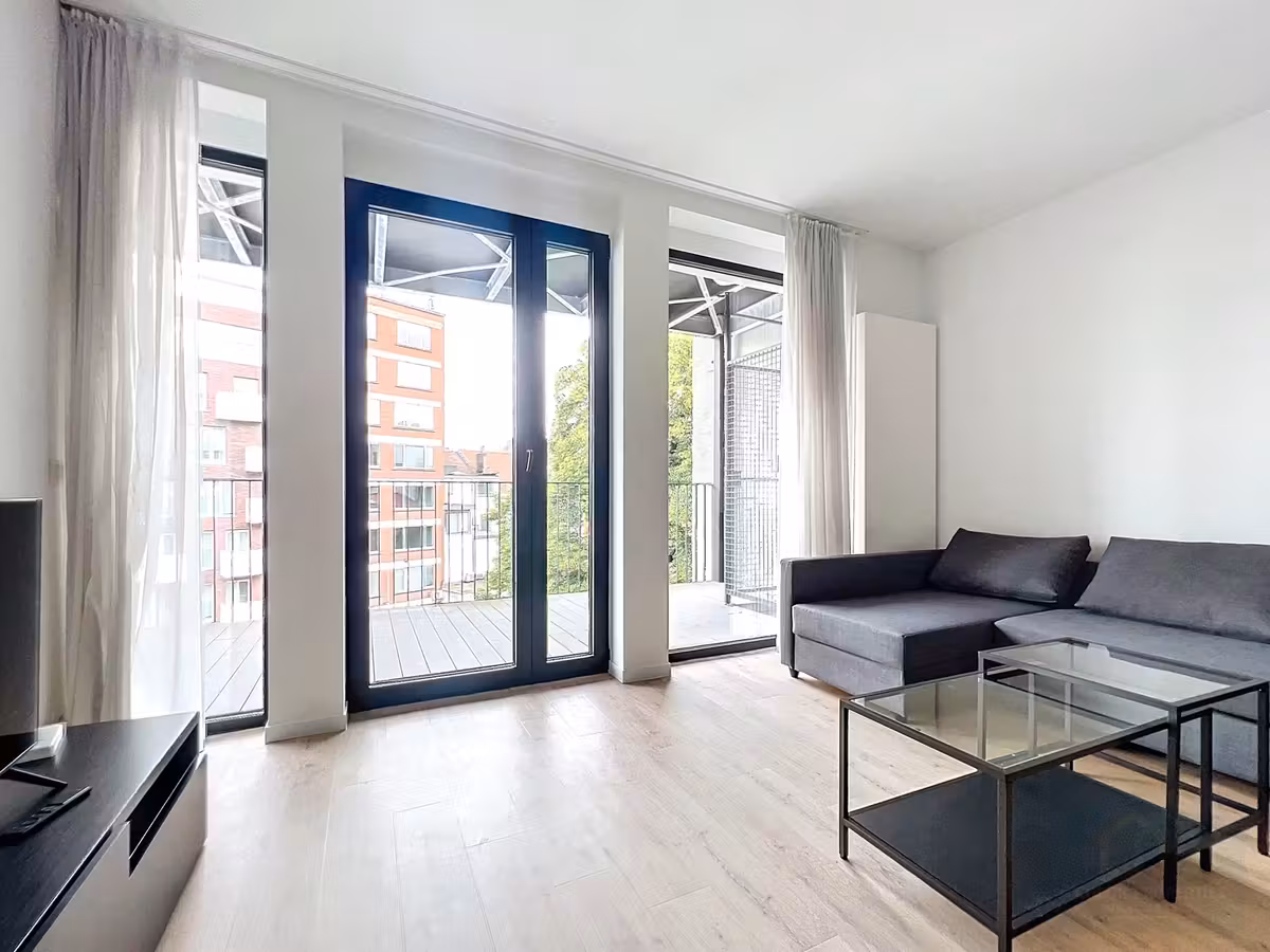 Gemeubileerd appartement met terras in Brussel - 9
