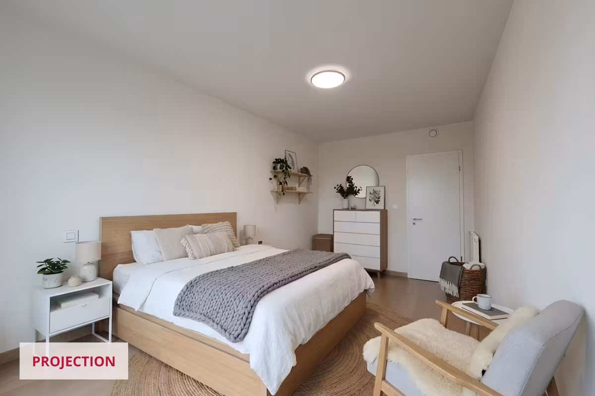 CLOSE TO NATO AND THE AIRPORT - 2-BEDROOM FLAT UNFURNISHED WITH SOUTH-WEST FACING TERRACE – EVERE - 14