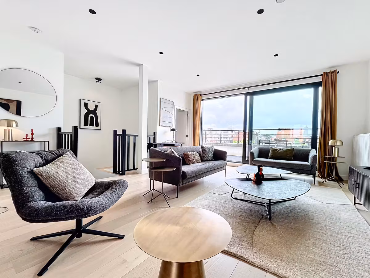 Superbe penthouse meublé à Jette - 4