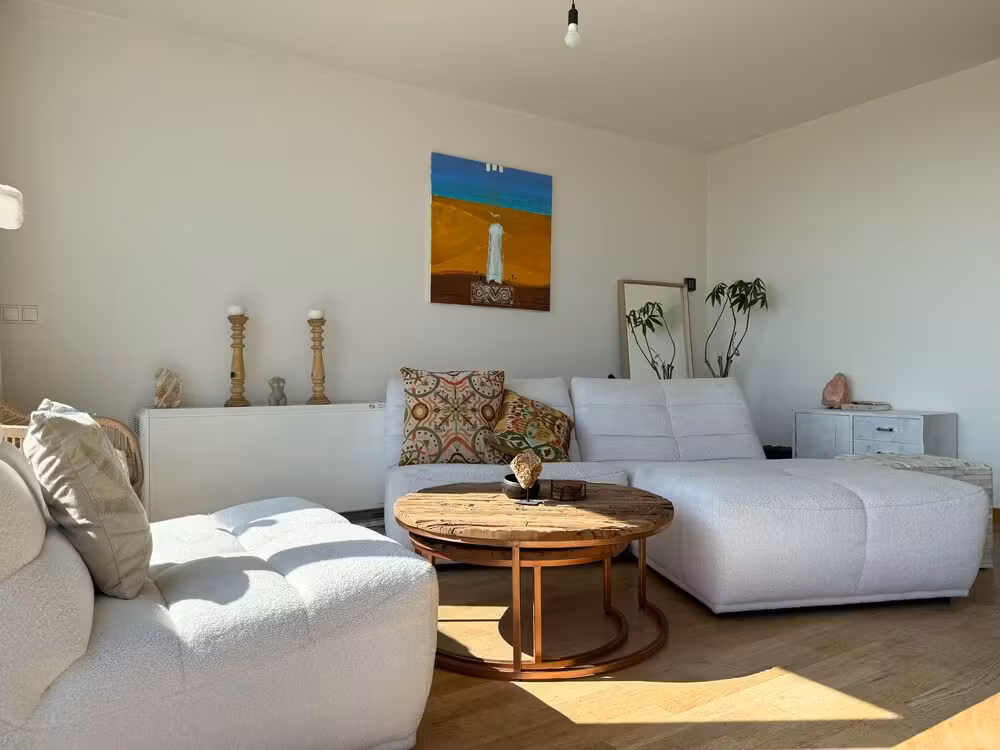 Duplex 2-slaapkamerappartement met garage te huur in Gent