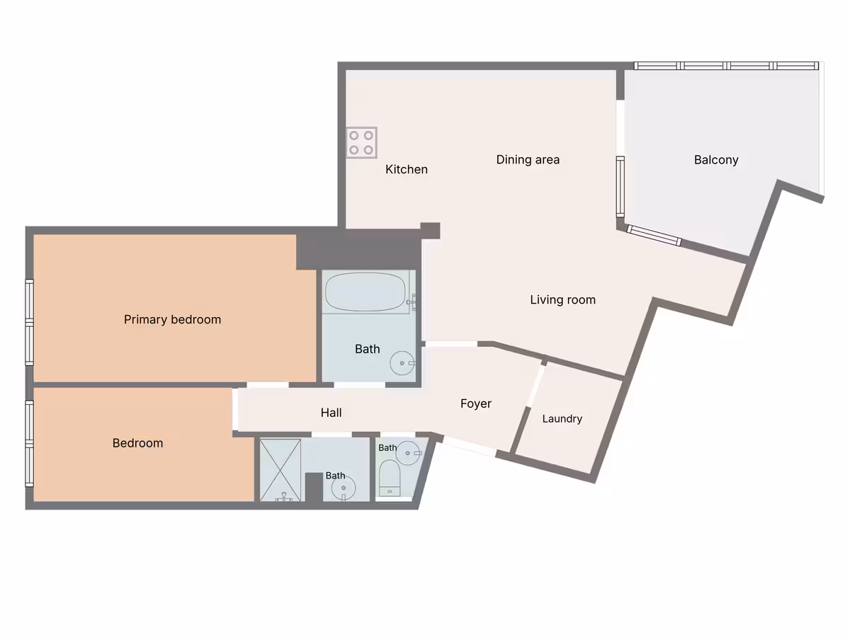 Two-bedroom apartment in Ixelles - 11