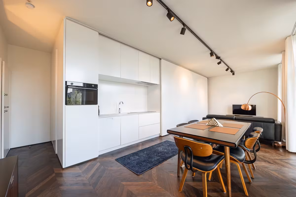 Instapklaar gemeubeld appartement met ruim terras in hartje Antwerpen - 7