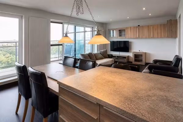 Beautiful furnished apartment with 1 bedroom and terrace with panoramic view - 8
