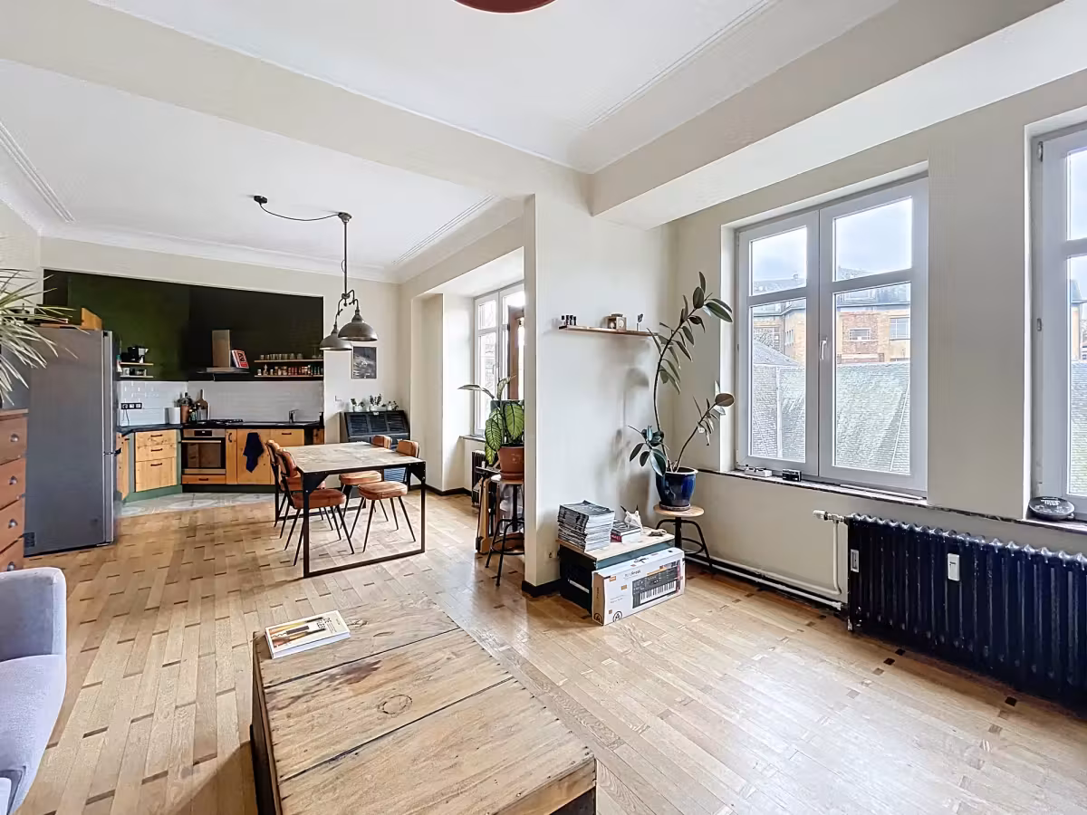 Charmant & lichtrijk 1 slaapkamer appartement te huur in Laken - 5