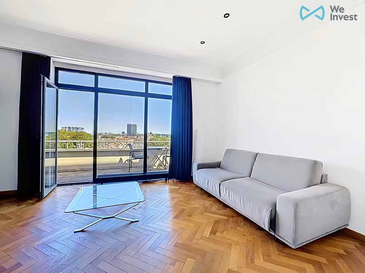 Studio in Ixelles with 7 m² terrace