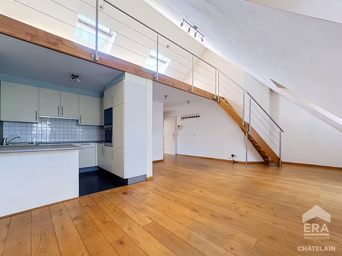 Appartement met 1 slaapkamer + mezzanine te huur in Brussel - 6
