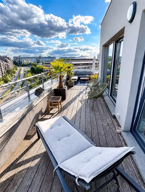 Prachtig penthouse 2 slaapkamers met U-vormig terras van... - 2
