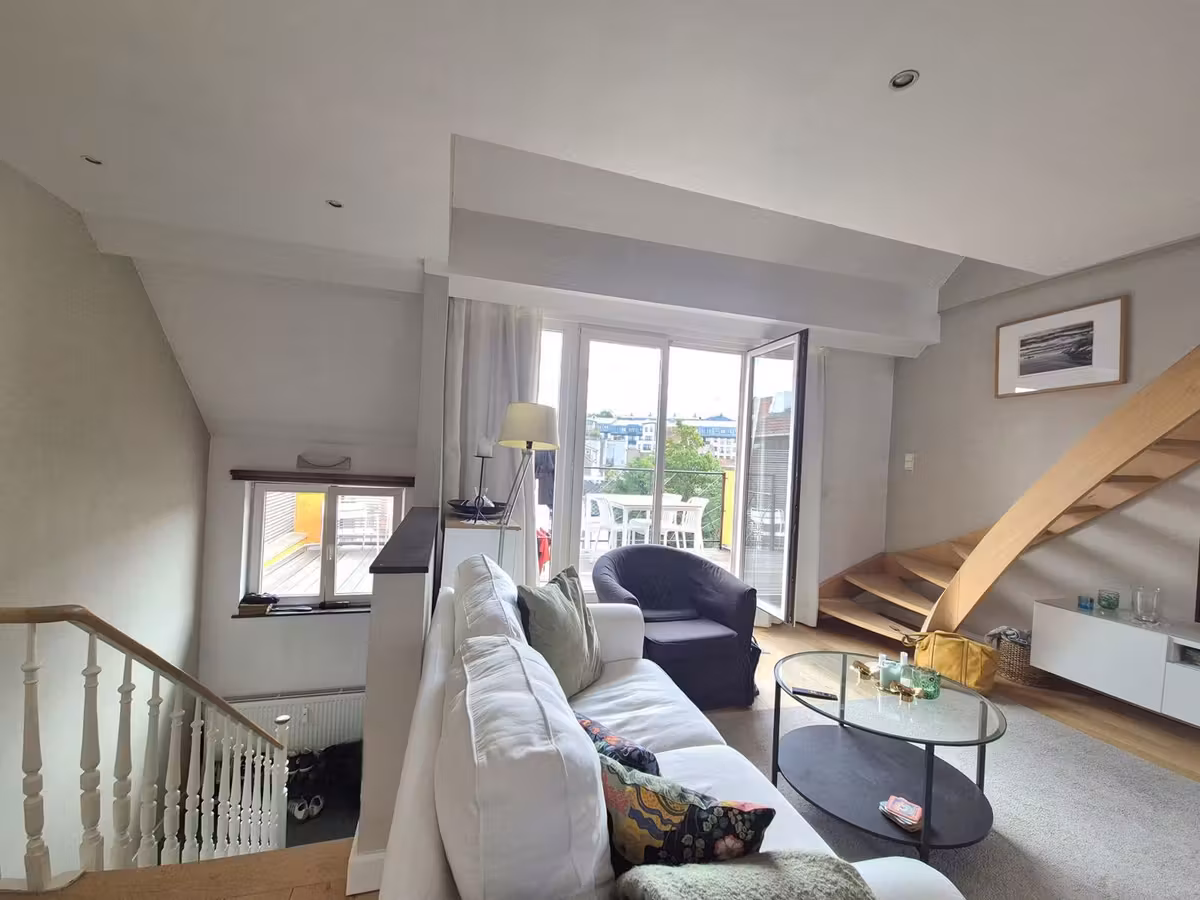 Penthouse duplex with terrace in Flagey - 4