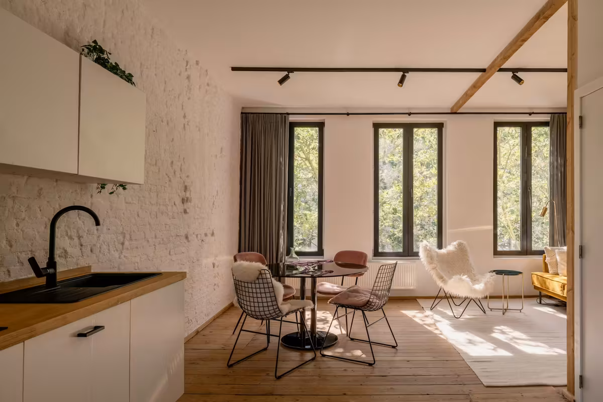 Furnished apartment with indoor terrace - Verbondstraat