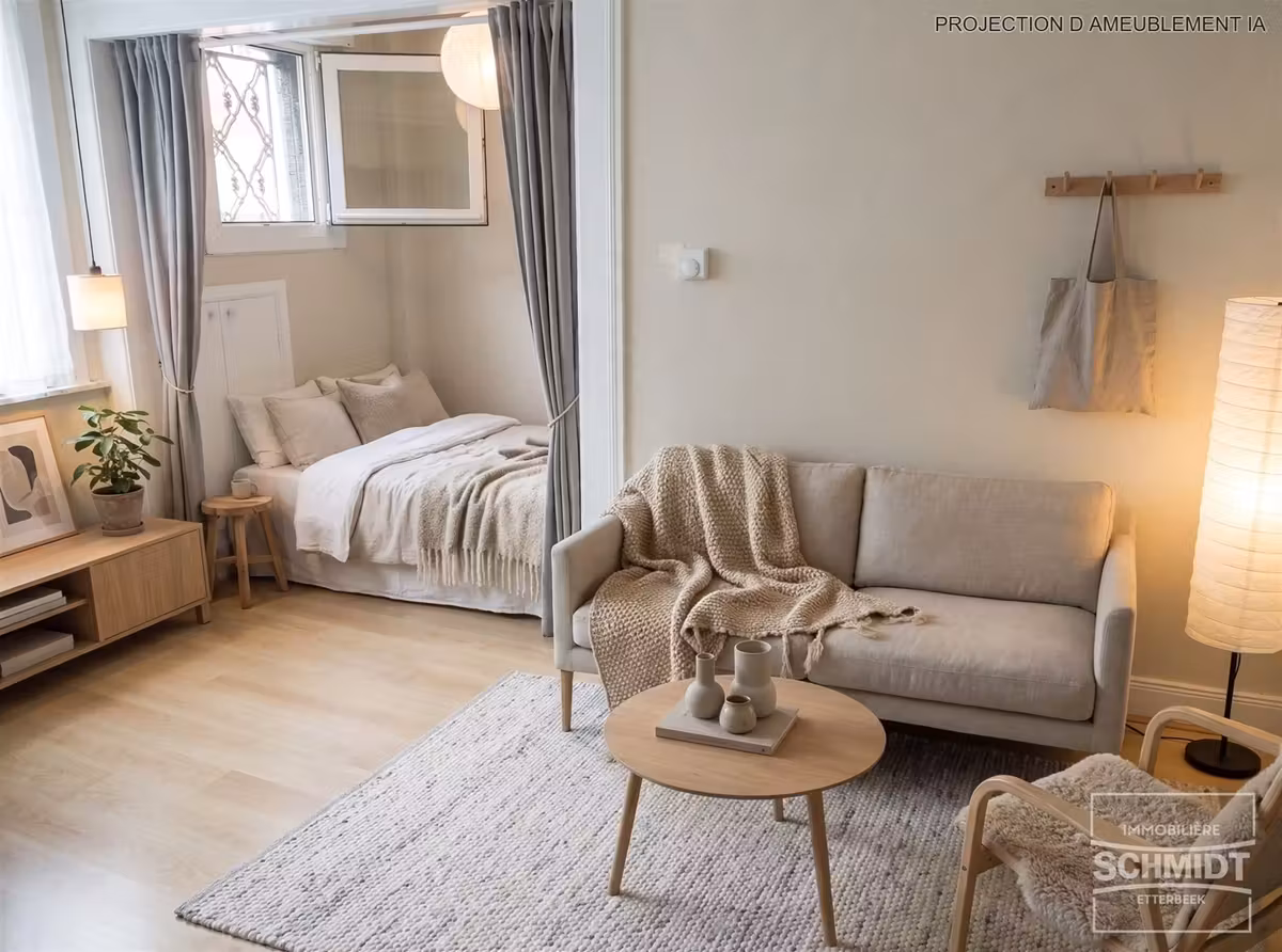Studio with sleeping corner in Etterbeek - 9